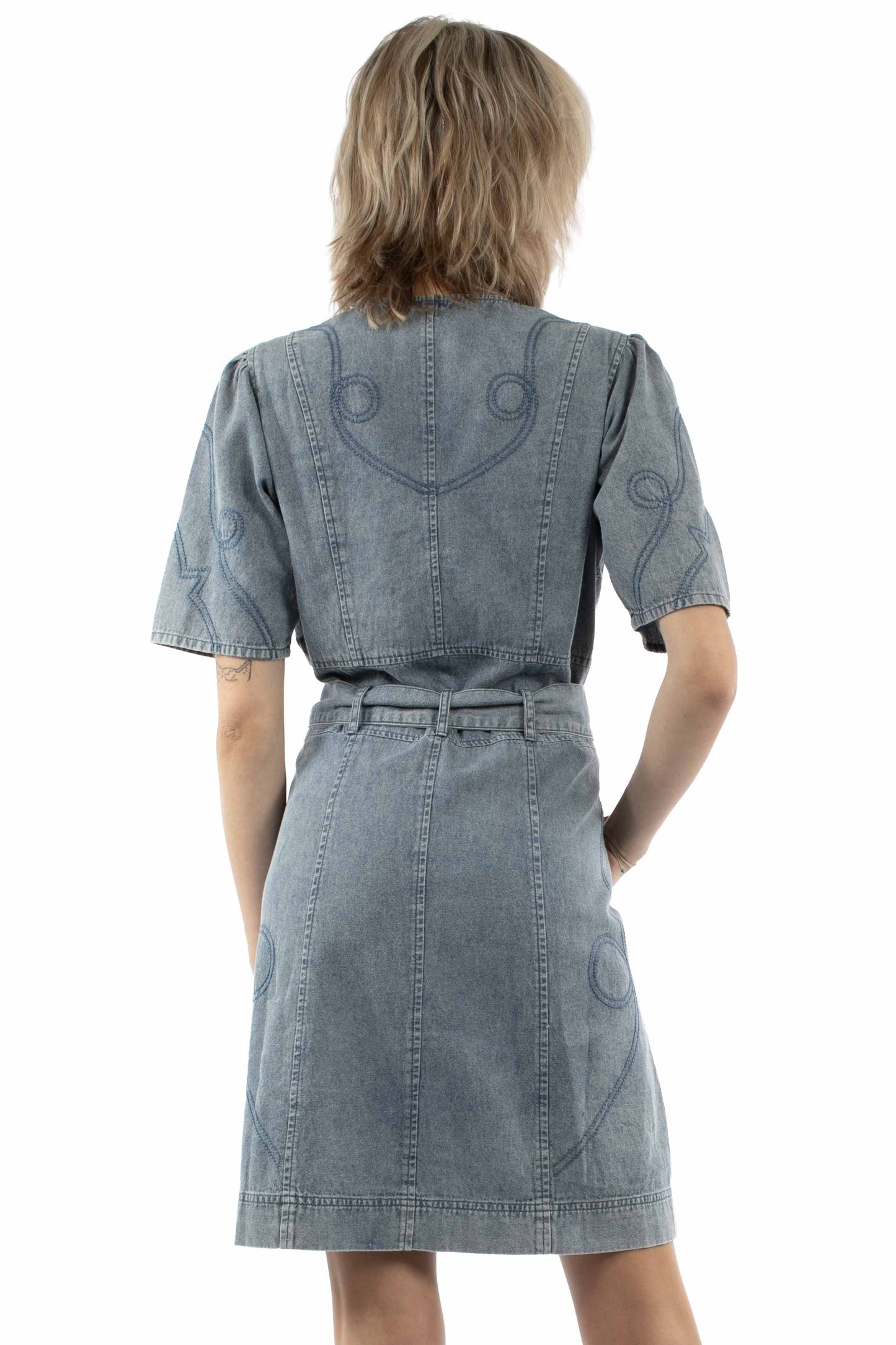 scully denim dress Scully HC619-DEN Womens Long Sleeve Western Yoke Shirt Dress Denim J.C. Western Wear
